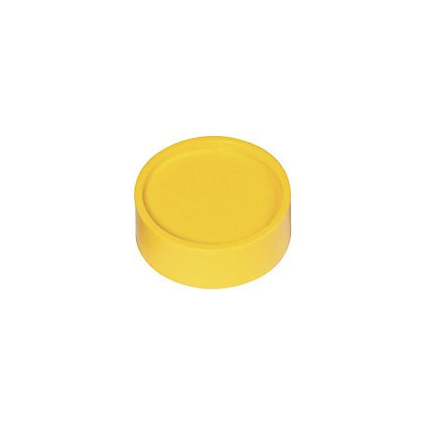 Imanes redondos Ø 34 mm UE 50 unid en amarillo