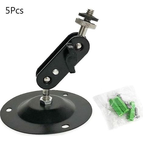 5Pcs Caméra Montage Supports Muraux Caméra Support Plafond Camera Sécurité Murale Fixation Réglable Intérieur/Extérieur p (1/3)