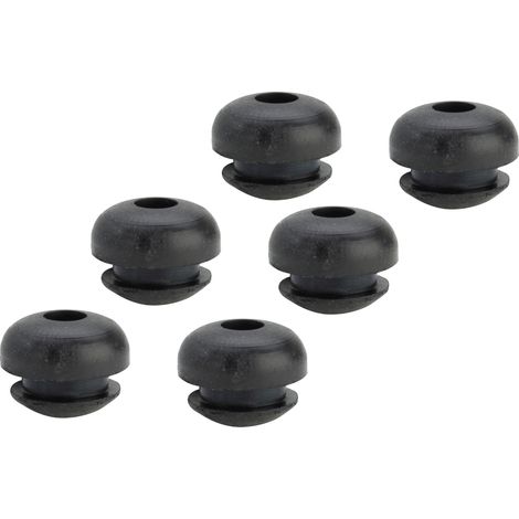 Jeu de bouchons 4971.71 en caoutchouc noir