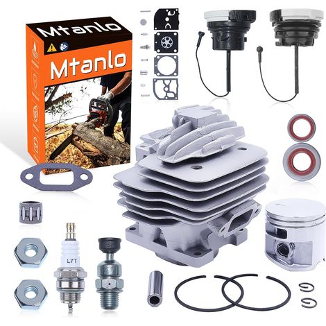 Kit de cylindre, piston et carburateur pour tronçonneuse Stihl Ms261 Ms261C 1141 020 1200 (1/5)