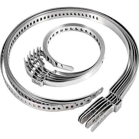 Kit colliers inox cardan 12 pièces pour maintenance et réparation auto (1/5)