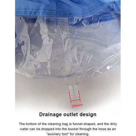 Housse Protection Climatiseur Murale Anti-Poussière Nosheir - Lavable Machine pour Unité Intérieure/Extérieure (1/4)