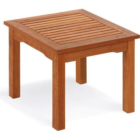 Tavolino 50x50x50 h cm in Legno di Acacia Marrone
