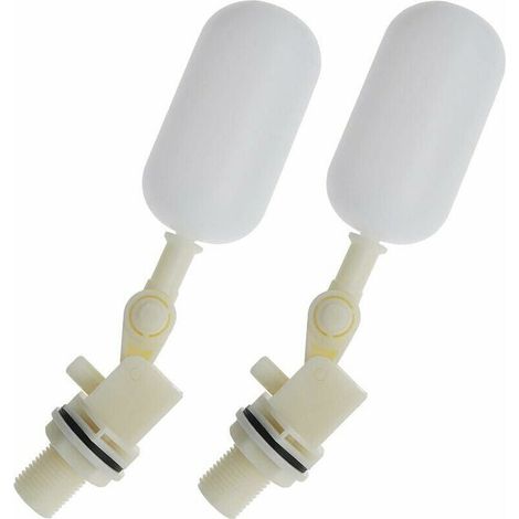 2pcs MUMU 1/2 inch 20mm Aquarium Automatic Float Ball Valve (1/4)
