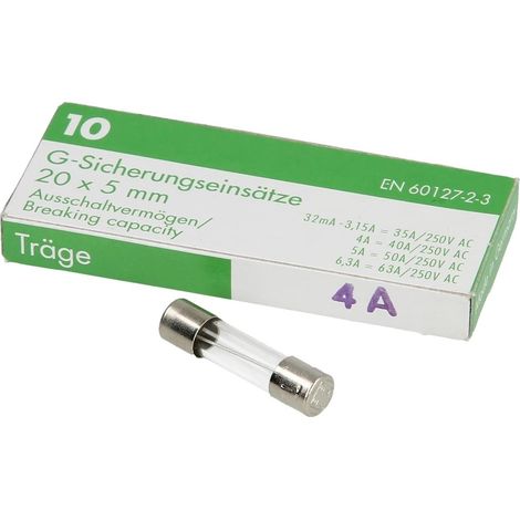 Fusible à action retardée 4A 250V