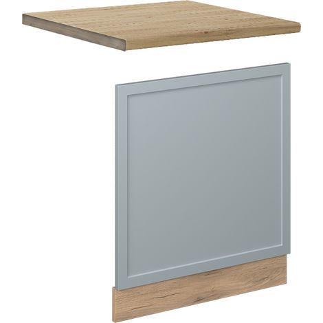 Pannello frontale Fame-Line, Blu-grigio chiaro, 60 cm , PL Rovere, Vicco