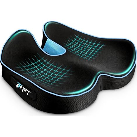 Chair Cushion, Seat Cushion, Office Chair Support, Gaming Chair, Car Seat and Wheelchair, Breathable Memory Foam (1/5)