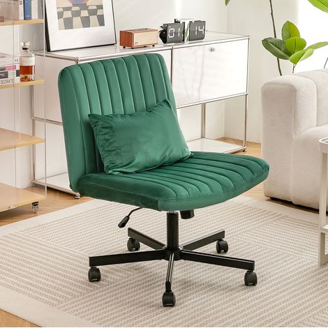 Silla de oficina giratoria regulable con ruedas OKMYHOME (1/3)