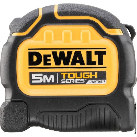 DeWalt Tough Tape 5 m – Flessometro a nastro 5 m x 32 mm – Custodia resistente