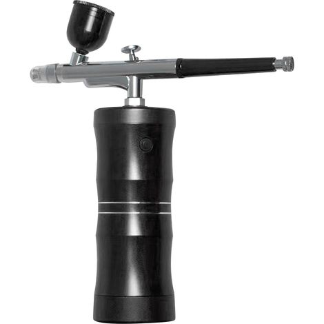 Aérographe de maquillage portable pour hydrater et nourrir le visage, idéal pour les cosmétiques noirs. (1/5)