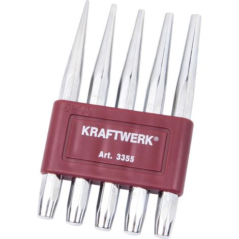 Jeu de 5 chasse-Pointes avec porte-outils KRAFTWERK