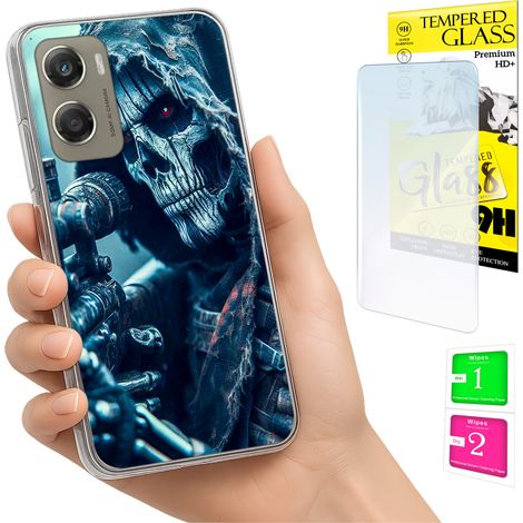 Funda para Motorola Moto G06 / G06 Power, carcasa trasera + cristal (1/5)