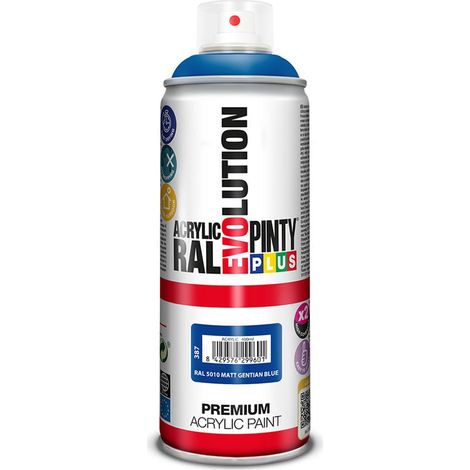 Sprühfarbe PintyPlus Evolution 520cc RAL 5010 Matt Enzianblau