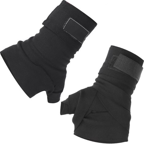 Paire de Bandes de Boxe Élastiques 3M Noir Polyuréthane pour Sanda Muay Thai (1/5)