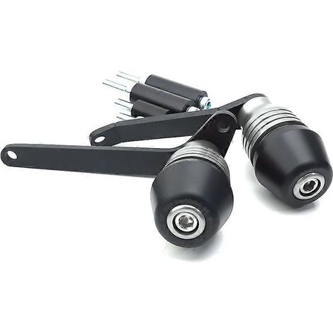 Convient pour Kawasaki Z900 Z900SE 17-23, châssis modifié, rotule anti-chute avec barre de protection à ressort amortisseur (gris) (1/5)
