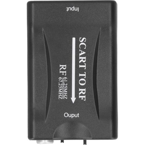SCART-zu-RF-Konverter für TV-Set-Top-Boxen, 67,25 MHz/61,25 MHz Videoadapter