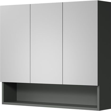 Armario con espejo para baño Willow, Artesano, 80 x 70 cm, Vicco (1/5)