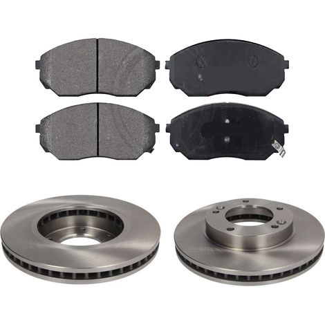 KIT FRENI ANTERIORI compatibile con KIA SORENTO I (JC) - DISCHI + PASTIGLIE OEM: FDB1735 / 17426 /SOSTITUZIONE DIRETTA/BASSA POLVERE/SILENZIOSO (1/5)