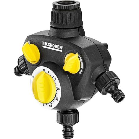 Kärcher WT 2 temporizador de riego negro y amarillo
