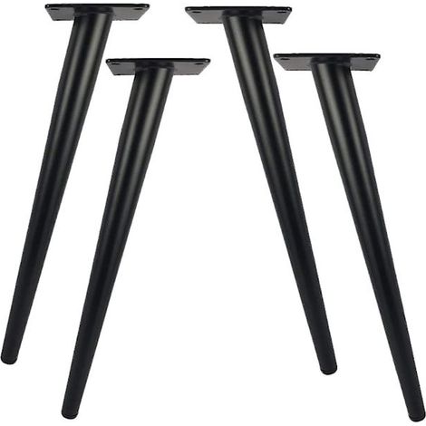 Set mit 4 Tischbeinen aus Metall – 30 cm, moderne Möbelbeine für Kommoden, Schränke, Tische, Stühle, Hocker, Ersatzbeine, Tragkraft 800 kg (1/5)