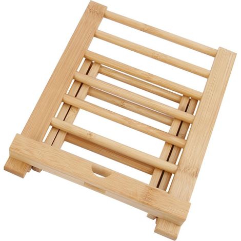 Support de Téléphone Portable Pliable en Bois Bords Lisses pour Bureau et Salon, Design Simple et Délicat, Support Multifonction pour Mobile (1/5)