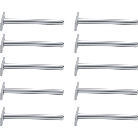 Support mural robust et durable pour étagère - Support rond encastré (12,5 cm) (1/5)