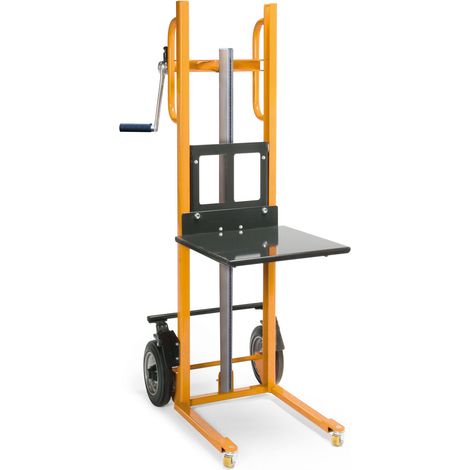 Protaurus Hubkarre mit Plattform 150kg Tragkraft Vollgummi- Bereifung