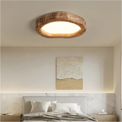 Plafonnier scandinave – 45×39×6 cm – Lumière full spectrum – Protection oculaire – Salon/chambre/bureau