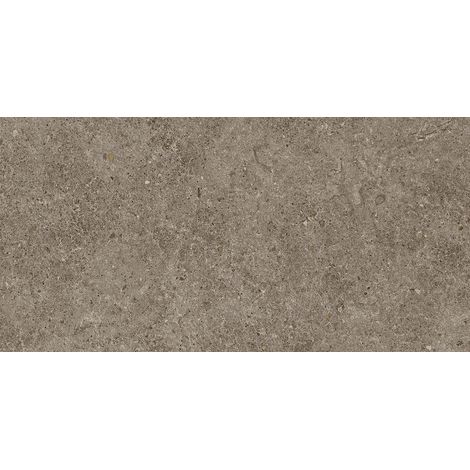 Carrelage effet Pierre Calcaire Gris Taupe 60x30x0,9 cm Mat Domella - Sol et mur intérieur (vendu par carton de 1,26 m²) - RO'MA CARRELAGE