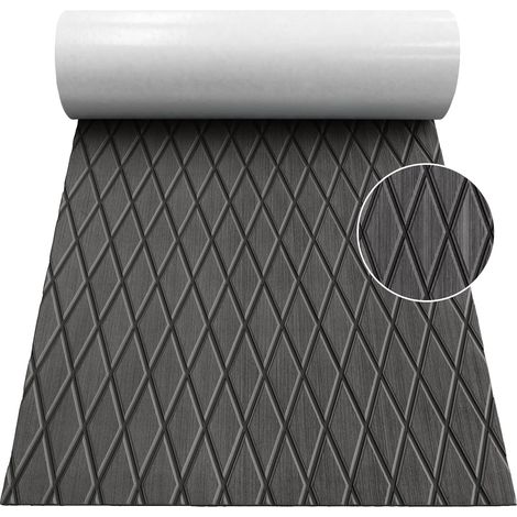 240x45cm Feuille Pont de Bateau en Faux Teck en Mousse Eva pour Plancher Marin de Yacht Tapis de Sol de Bateau Autocollant imperméable Auto-adhésif aux Yachts, Bateaux à Moteur, Kayaks