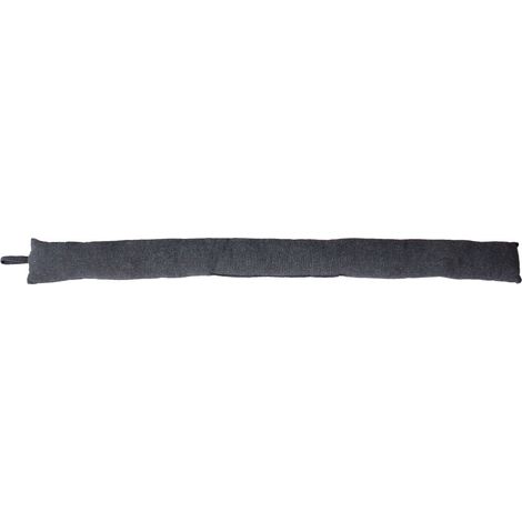 Boudin Bas de Porte en Coton "Dune" 80cm Gris Foncé (1/3)