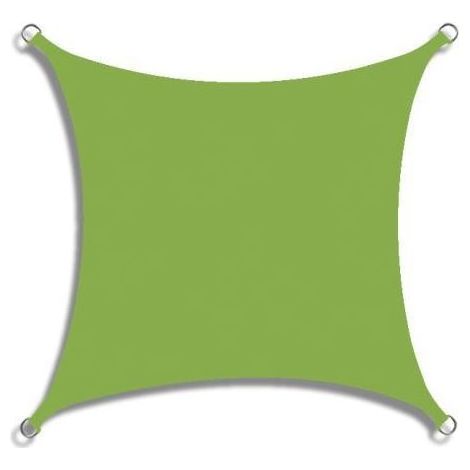 Voile d'Ombrage Rectangulaire Imperméable,Polyester Oxford Protection UV 95 %,Indéchirable,Protection Solaire d'Extérieur pour Jardin,Balcon,Terrasse,Patio,Camping(Vert,3x3m) (1/5)