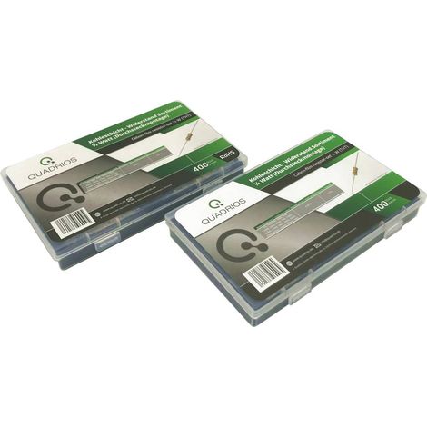 Quadrios 2109P137 2109P137 Assortimento di resistenze a film di carbone assiale 800 pz. Scatola (1/3)