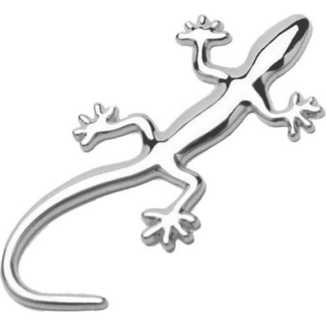 Autocollant Gecko - 1 Pièce, Logo Métal Chromé Anti-Rayure - Convient pour Voiture Protection Solaire Cuneary (1/5)