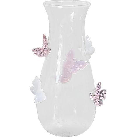 Vase Papillon 3D en Verre Borosilicate Haute Qualité pour Fleurs Fraîches et Séchées Design Élégant et Durable (1/5)
