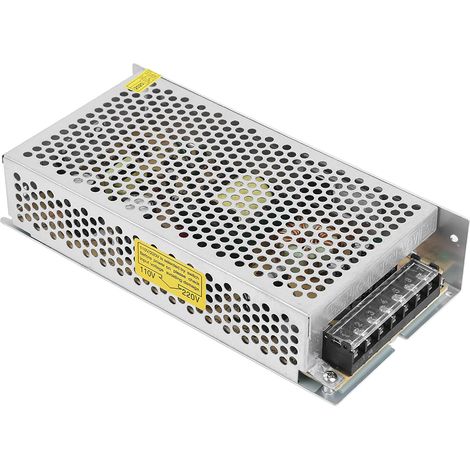 Adaptateur secteur à découpage pour équipement LED, transformateur reprogrammé pour vidéosurveillance DC5V (S-100-5 (5v 20a 100W) AC110/220V±15%)