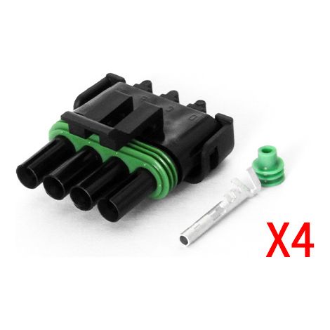 Connecteur étanche automobile 12010974 connecteur Delphi DJ3042Y-2.5-11/21 12015797 (1/4)