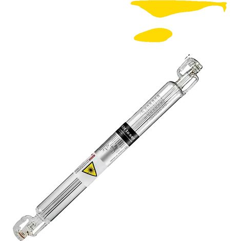 Tube Laser CO2, Verre de Silicate de Bore Durable, Compatibilité Polyvalente, 50W 800mm