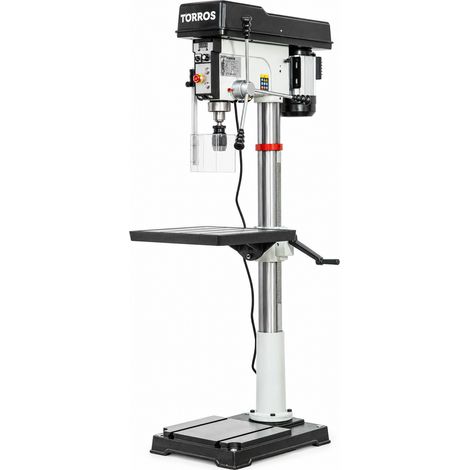 Perceuse à colonne - 1,5 kW 230 V - ø 32 mm - Inverter vario (0-3000 tr/min) - CM4 - laser & LED Torros DF34MV (1/3)
