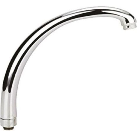 Canna miscelatore monoforo cromata 3/4"×18 mm 200 mm  Tecom