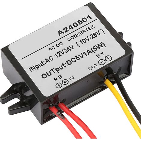 AC 12V 24V auf DC 5V Abwärtswandler AC/DC-Netzteilmodul (1/5)