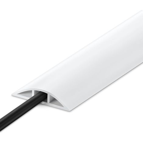 Gaine De Protection Pour Cables Au Sol - PVC Flexible 2 M - Largeur 3 Cm - Convient 1 À 2 Câbles Jusqu'à 6 Mm - Anti-dérapant (1/5)