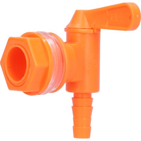 Robinet de soutirage pour fût de bière, kit de robinet de fermentation pour boisson gazeuse maison, avec joints, orange (1/5)