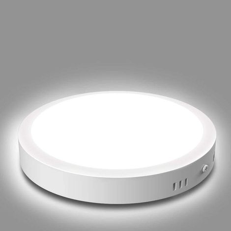 22W Plafonnier LED Rond Ultra Plate Lampes de Plafond, Blanc Froid Naturel 6000K, Ø223.8cm Luminaire Intérieur Parfait pour Chambre, Cuisine (1/5)