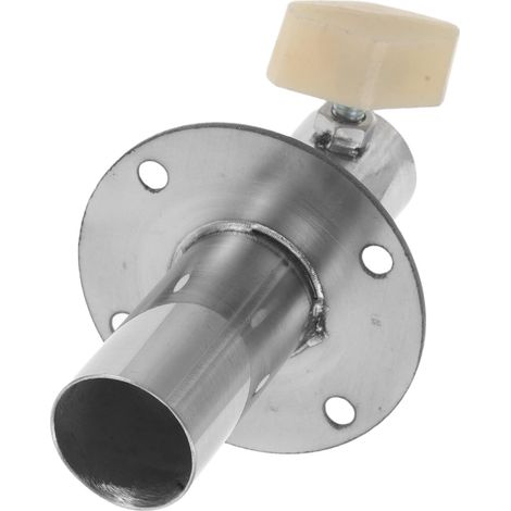 Support Socle Métallique en Acier Inoxydable Réglable pour Mannequin Demi-Corps, Base Stable Petite Taille Compatible Présentoir Couture, Accessoire Magasin Vêtements (1/5)