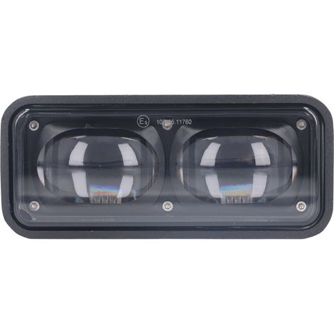 Balisage de sécurité 7606, feu d'avertissement double lentille, LED linéaire zone dangereuse, DC12V, bleu, signalisation lumineuse pour chantier, éclairage de prévention, 12 volts. (1/5)