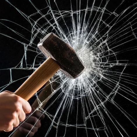 Film de sécurité transparent anti-éclats 4 mil, adhésif sûr pour vitres de maison, vitrines, supermarchés et bureaux (90 x 200 cm) (1/4)