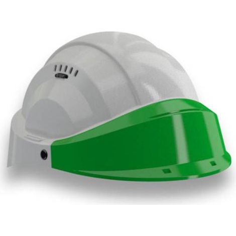 CASQUE 'ORIZON' GRIS VISIERE VERTE - TALIAPLAST - 563583