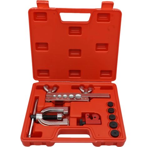 5-hole flange expansion tool kit for automotive brake line repair and maintenance, copper pipe expander (1/4)