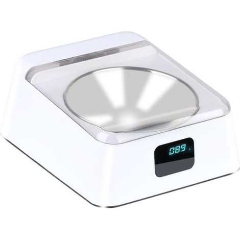 Bowl to Sensor Infrared 350Ml, stainless steel, Lid to Opening/Closure Automatic, With Cable Of Charging Usb, 3-5 minutes of repos, suitable for Cats, Dogs (1/5)